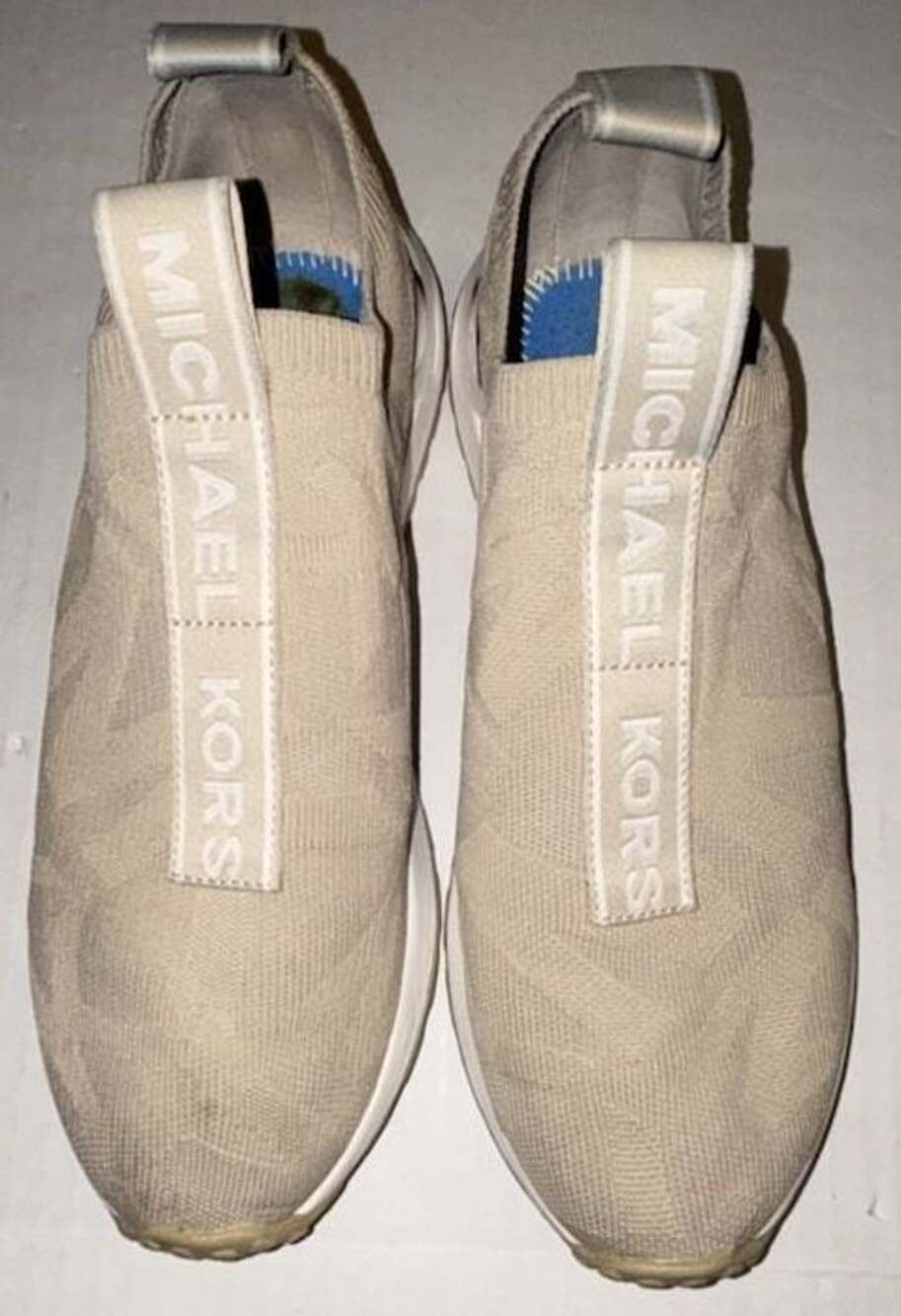 Michael Kors Bodie Slip-On Sneakers Size 8.5M Sand( no insole)